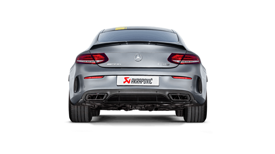 C205 AMG C63 Coupe Evolution Exhaust System w/ Carbon Tips (Titanium)