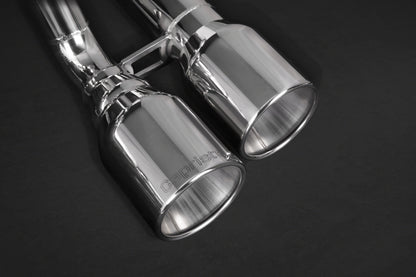 BMW M2 (F87) - ECE Valved Exhaust w/ MidSilencer Spare Pipes + Stainless Tips (CES3)