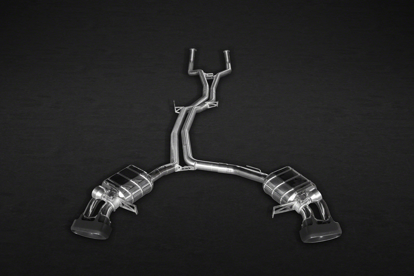 Porsche 95B Macan S/Turbo - Valved Exhaust w Mid Pipes + Ceramic Tips (CES3)