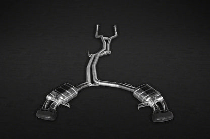 Porsche 95B Macan S/Turbo - Valved Exhaust w Mid Pipes + Ceramic Tips (CES3)