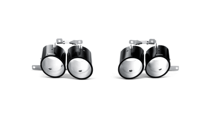 Gallardo LP 550-2  / 570-4 Coupe / Spyder Slip-On Exhaust System w/ Carbon Tail Pipe Set (Titanium)