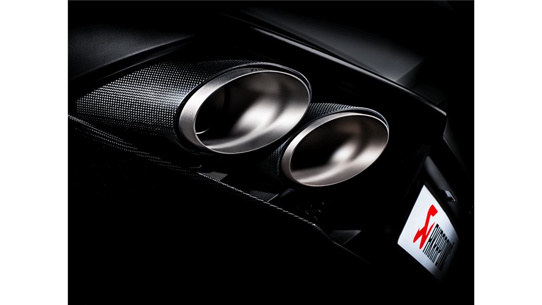 Huracan LP 610-4 Coupe / Spyder Slip-On Exhaust System w/ Carbon Tail Pipe Set (Titanium)