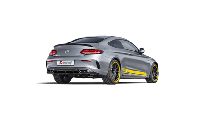 C205 AMG C63 Coupe Evolution Exhaust System w/ Carbon Tips (Titanium)