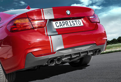 BMW 435i - Valved Exhaust with Middle Silencer Spare Pipes and Skirt Diffuser (CES3)