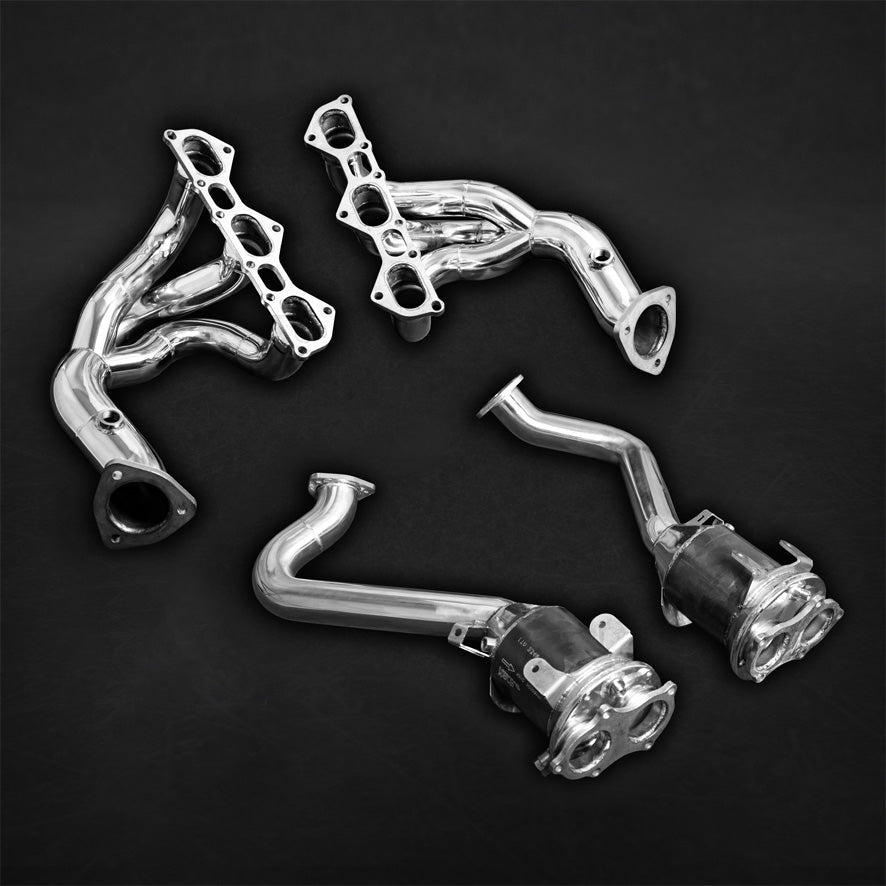 Porsche 718 Spyder/GTS/Cayman GT4 - Set: Header Manifolds + Sport Cats