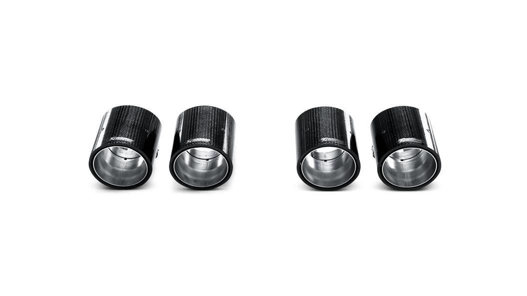 E92 / E93 M3 Evolution Exhaust System w/ Carbon Tail Pipe Set (Titanium)