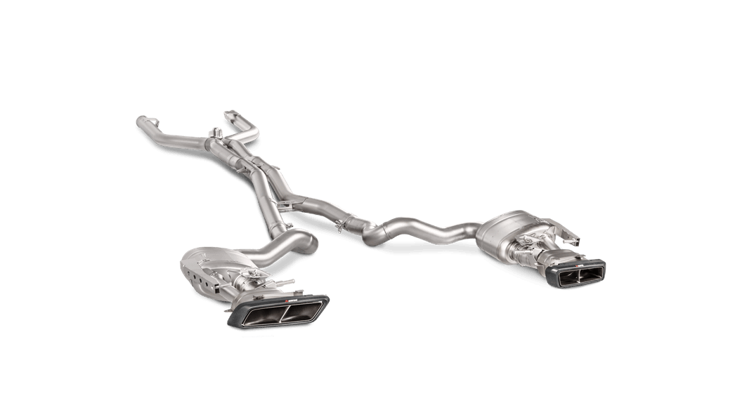 C205 AMG C63 Coupe Evolution Exhaust System w/ Carbon Tips (Titanium)