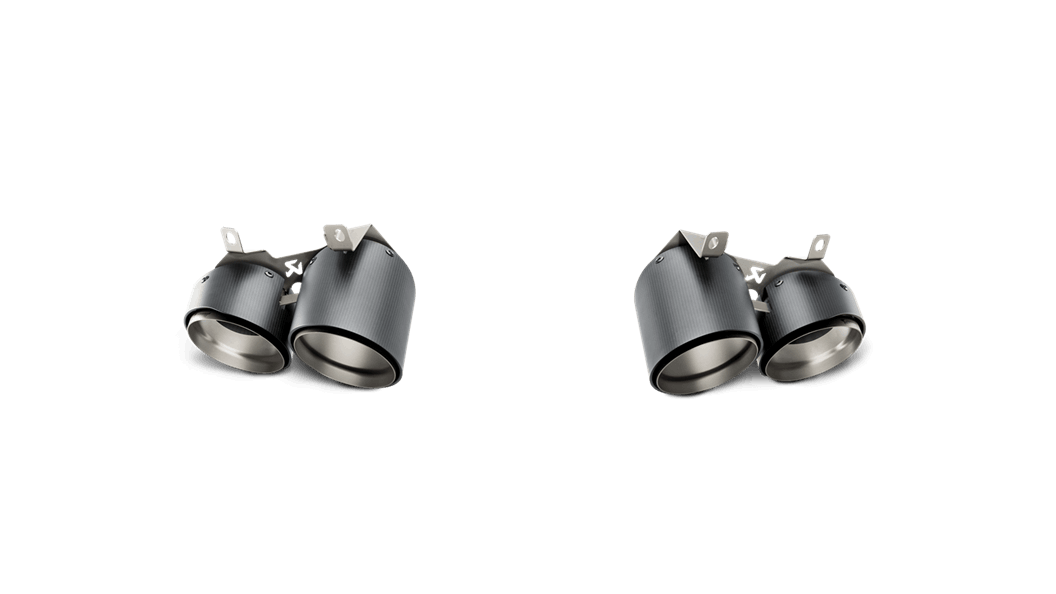 Huracan LP 610-4 Coupe / Spyder Slip-On Exhaust System w/ Carbon Tail Pipe Set (Titanium)