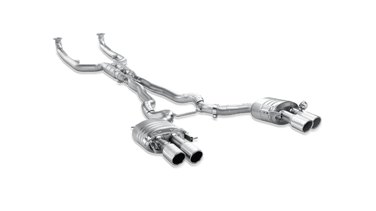 F10 M5 Evolution Exhaust System w/ Carbon Tail Pipe Set (Titanium)