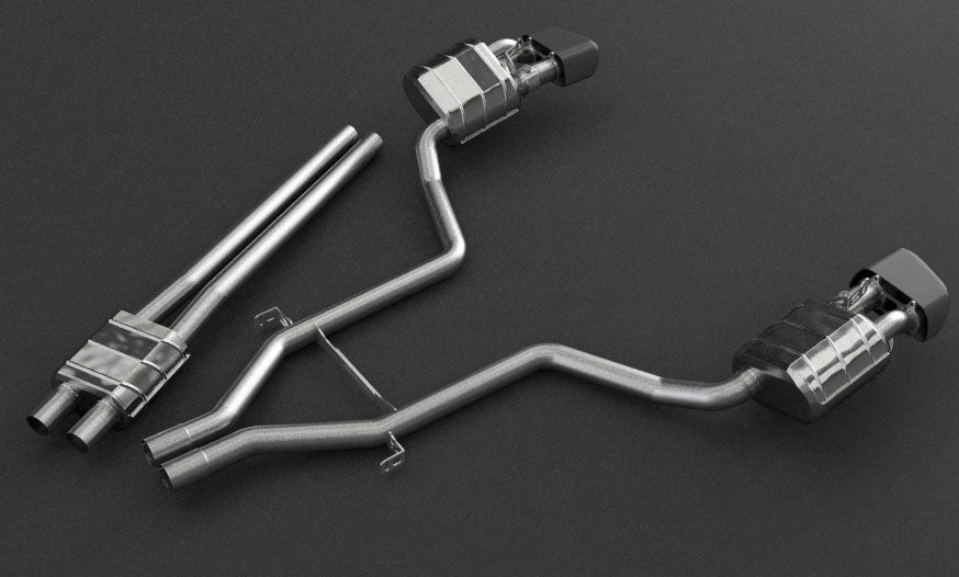 Porsche 970 Panamera (V8) S/4S/GTS - Valved Exhaust + MidPipes