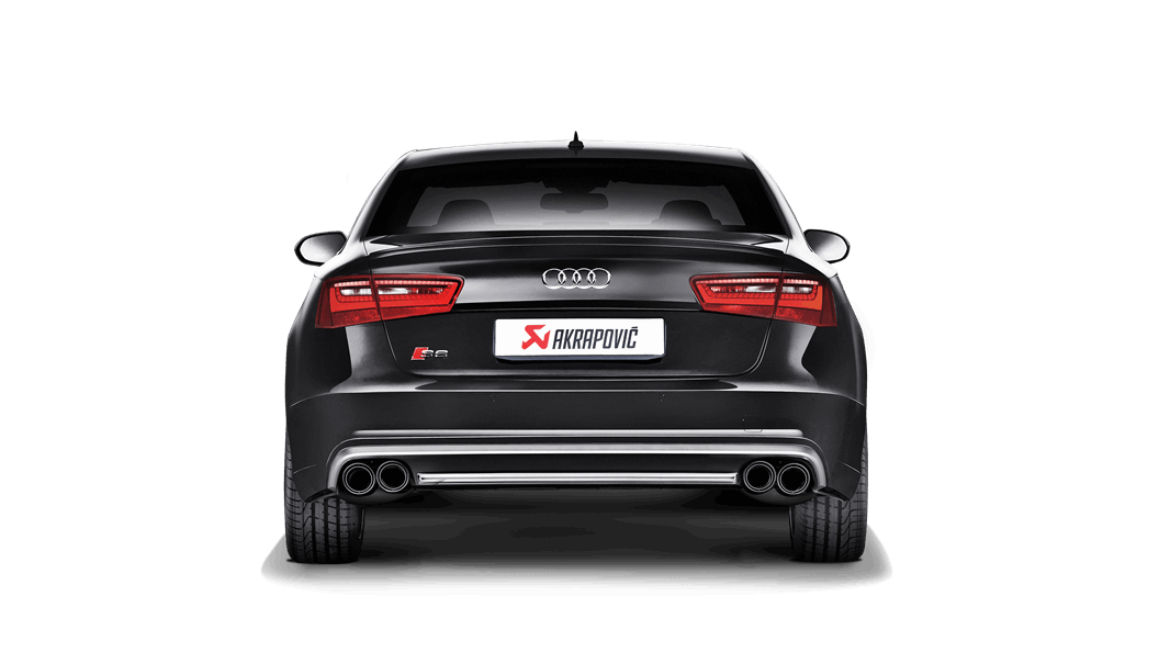Audi C7 S6 Avant/Limousine Evolution Exhaust System w/ Carbon Tips (Titanium)