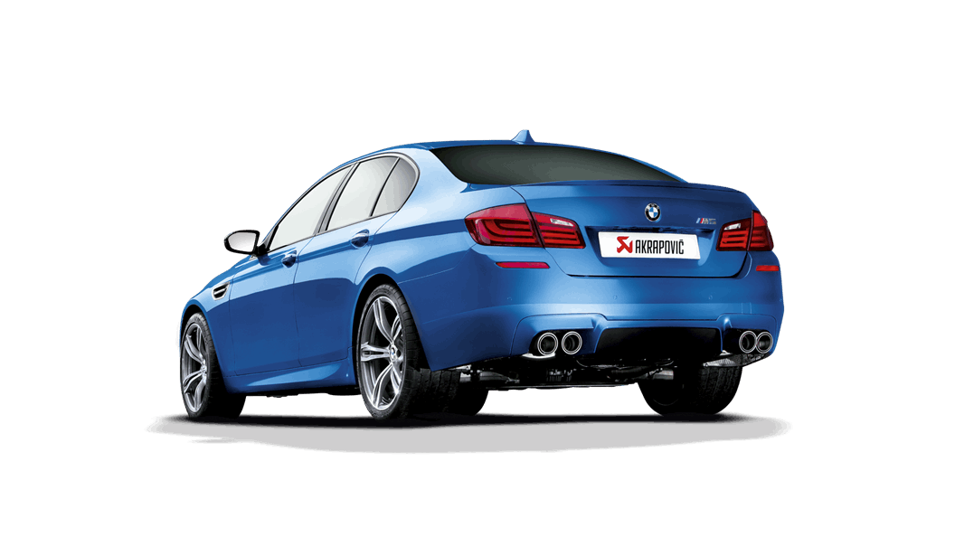 F10 M5 Evolution Exhaust System w/ Carbon Tail Pipe Set (Titanium)