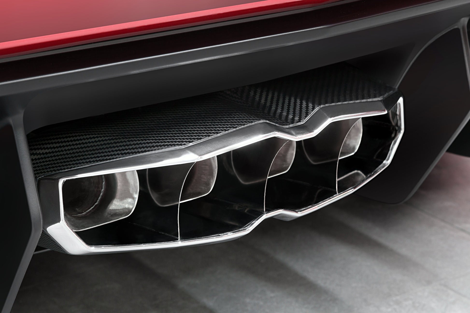 Lamborghini Aventador LP700/750SV - Carbon/Stainless Exhaust Frame