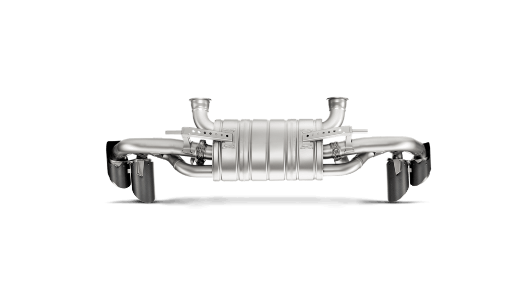 Huracan LP 610-4 Coupe / Spyder Slip-On Exhaust System w/ Carbon Tail Pipe Set (Titanium)