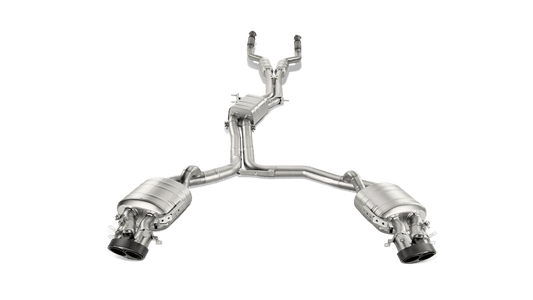 Audi C7 RS6 Avant Evolution Exhaust System w/ Carbon Tips (Titanium)