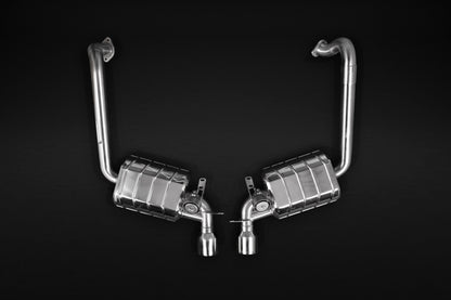 Porsche 981/982 Boxster/Cayman/GT4/718 - Valved Exhaust + Stainless Tips