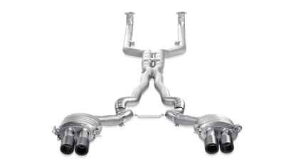 F10 M5 Evolution Exhaust System w/ Carbon Tail Pipe Set (Titanium)