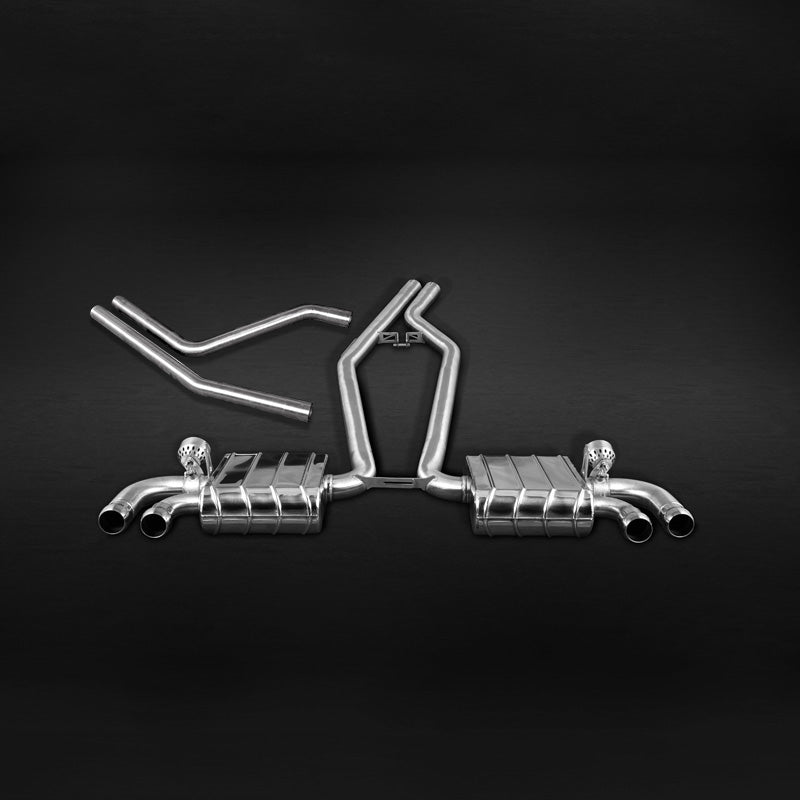 Porsche 958.1 Cayenne V8 GTS - Valved Exhaust w Mid-Silencer Spare Pipes (CES3)
