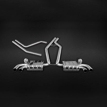 Porsche 958.1 Cayenne V8 GTS - Valved Exhaust w Mid-Silencer Spare Pipes (CES3)