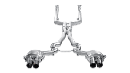 F12 / F13 M6 Evolution Exhaust System w/ Carbon Tail Pipe Set (Titanium)