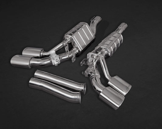 Mercedes AMG G63 (W463A) - ECE Valved Dual Mufflers (OE Actuators)
