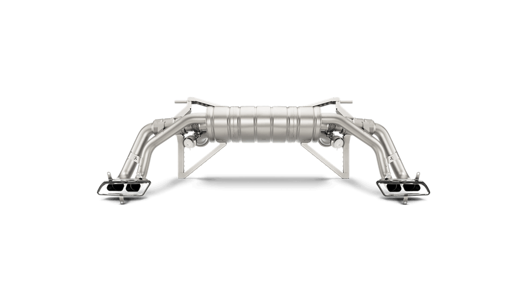 16-17 Audi R8 5.2 FSI Coupe/Spyder Slip-On Exhaust System w/ Carbon Tip Set (Titanium)