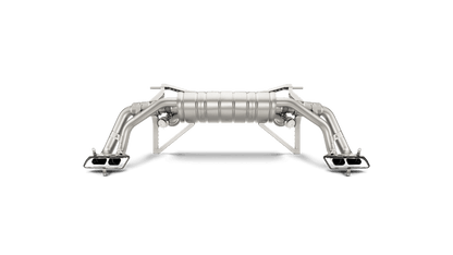 16-17 Audi R8 5.2 FSI Coupe/Spyder Slip-On Exhaust System w/ Carbon Tip Set (Titanium)