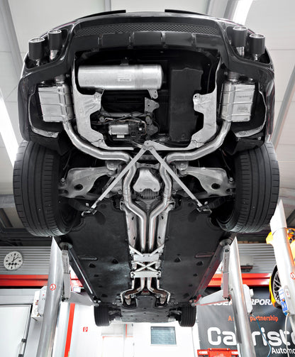 Porsche 971 Panamera GTS/Turbo/S - Valved Exhaust, Mid-Pipes + Carbon Tips (CES3)