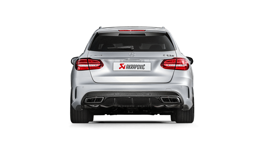 W205 / S205 AMG C63 Evolution Exhaust System w/ Carbon Tips (Titanium)