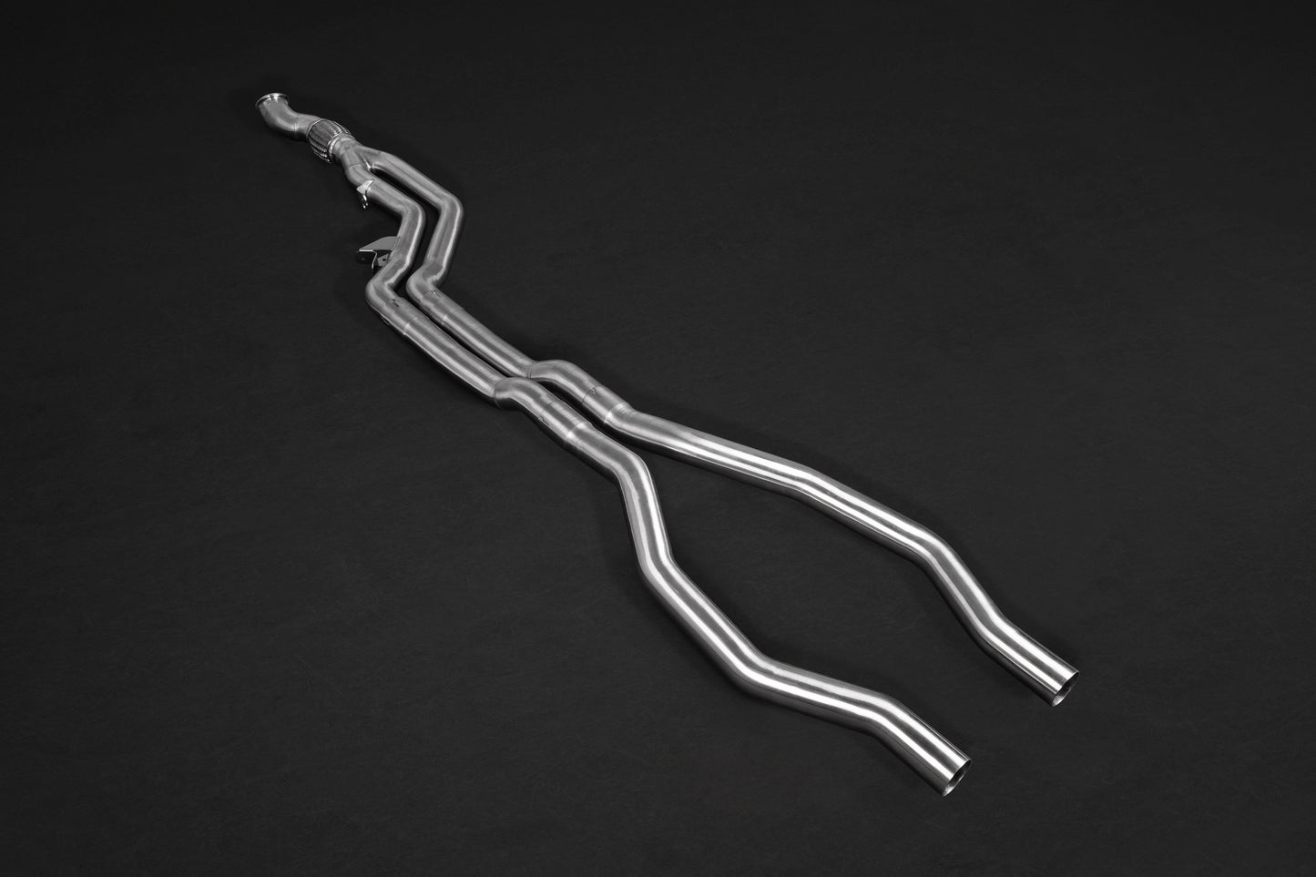 BMW M2 (F87) - ECE Valved Exhaust w/ MidSilencer Spare Pipes + Stainless Tips (CES3)