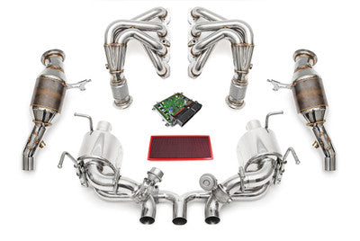 Fabspeed Ferrari 458 Italia Maxflo CHALLENGE STYLE dual outlet Performance Exhaust System (2010-2015)