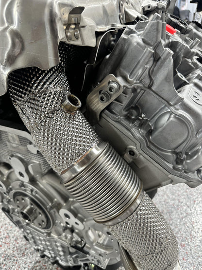 S68 G90 M5 Catless Race Downpipes
