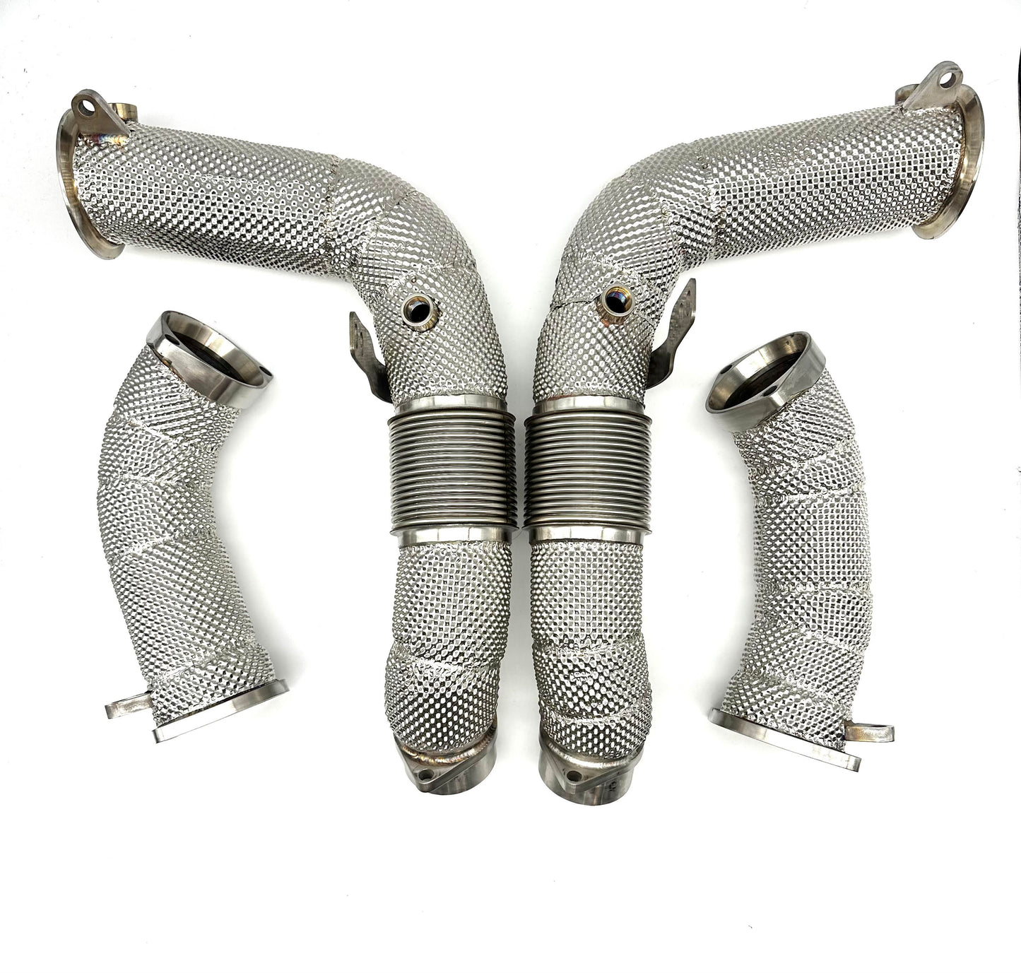 S68 G90 M5 Catless Race Downpipes